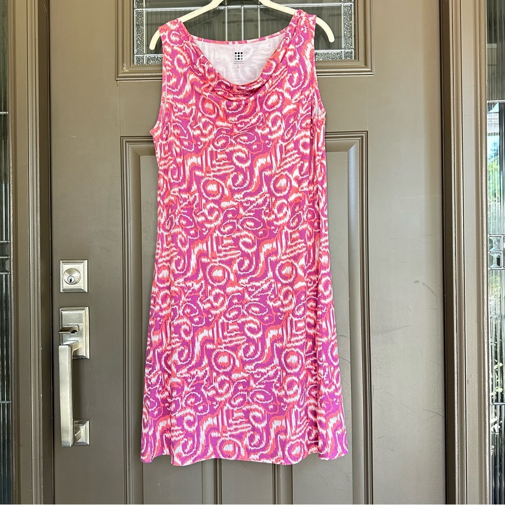Title Nine Pink and White Breeze Dress
